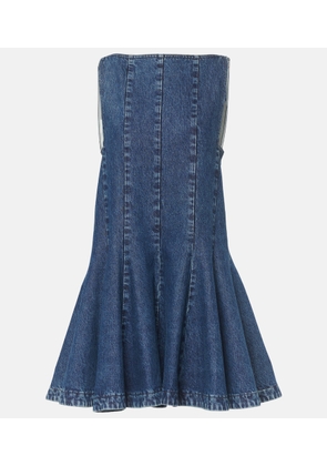 Khaite Mags denim minidress