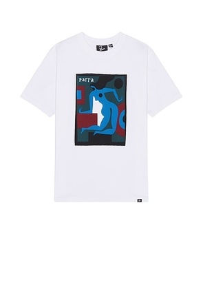 By Parra Room Fever T-Shirt in White - White. Size M (also in ).