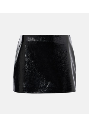 The Frankie Shop Mary faux leather miniskirt