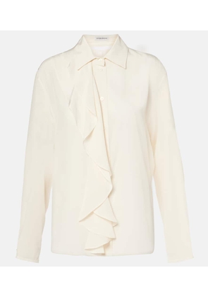 Victoria Beckham Ruffled silk blouse