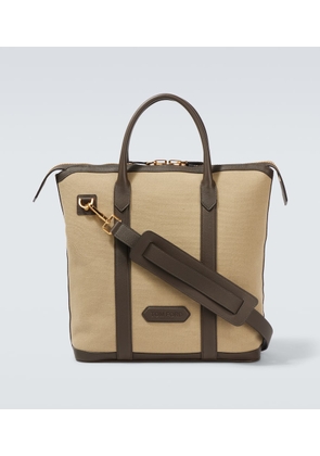 Tom Ford Buckley East West canvas tote bag