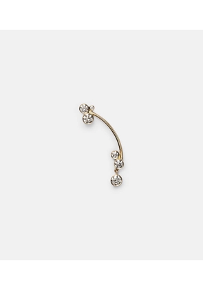 Sophie Bille Brahe Grand Stella 14kt gold single earring with diamonds