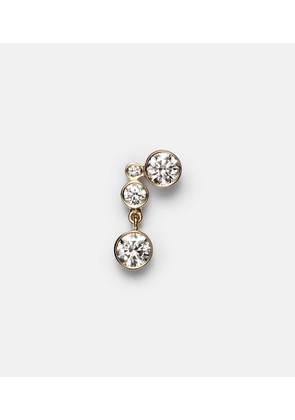 Sophie Bille Brahe Stella Diamant 18kt gold single earring with diamonds