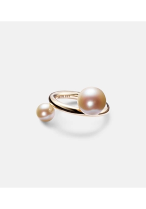 Sophie Bille Brahe La Grace 14kt gold ring with pearls