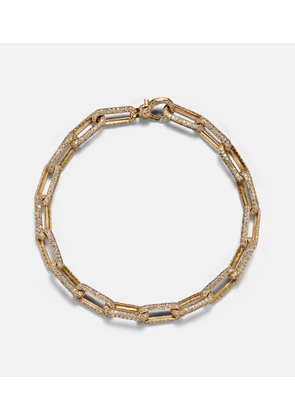 Shay Jewelry 18kt gold chain bracelet with diamonds