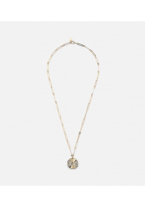 Shay Jewelry Diamond Radiant Octagon 18kt gold pendant necklace with diamonds