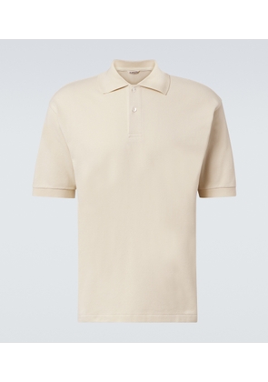 Auralee Cotton pique polo shirt