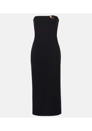 Staud Beekman strapless midi dress