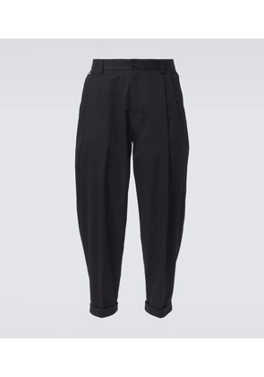 Dolce&Gabbana Cotton-blend tapered pants