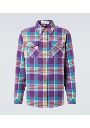 God's True Cashmere Checked cashmere shirt