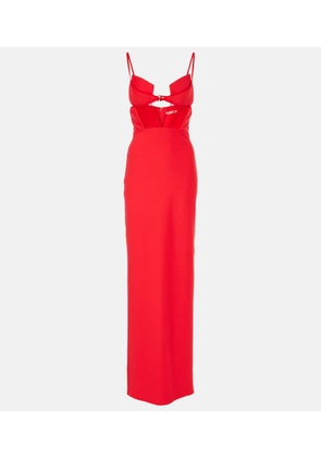 Nensi Dojaka Crepe maxi dress