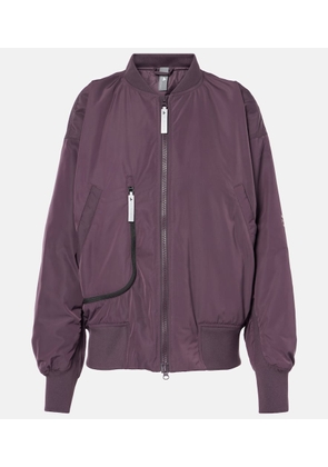 Adidas by Stella McCartney Ruched technical bomber jacket