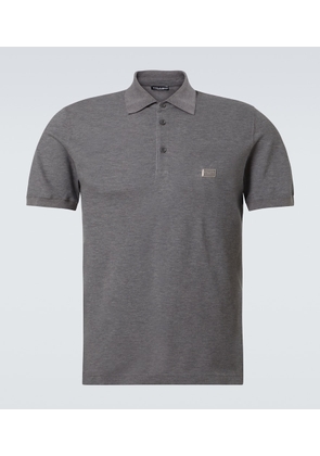 Dolce&Gabbana Cotton pique polo shirt