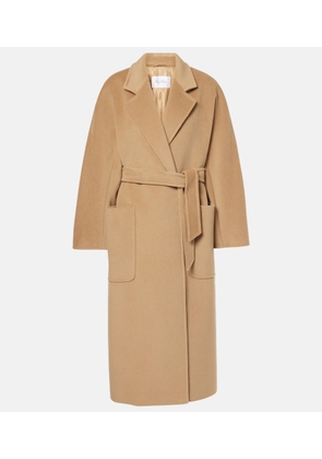 Max Mara Locri wool and cashmere wrap coat