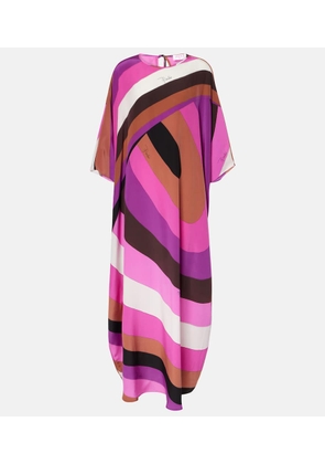 Pucci Iride silk crepe de chine kaftan