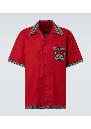 Dolce&Gabbana Bandana cotton bowling shirt