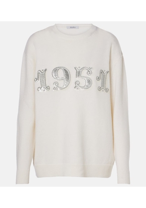 Max Mara Plata embellished wool and cashmere sweater