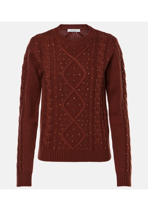 Max Mara Onde cable-knit wool and cashmere sweater