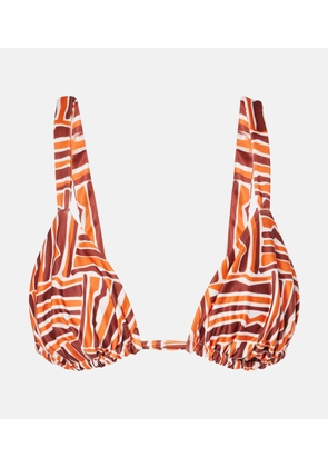 Faithfull Printed bikini top