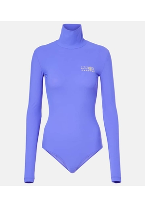 MM6 Maison Margiela Logo jersey bodysuit