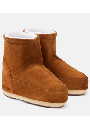 Moon Boot Icon Low suede snow boots