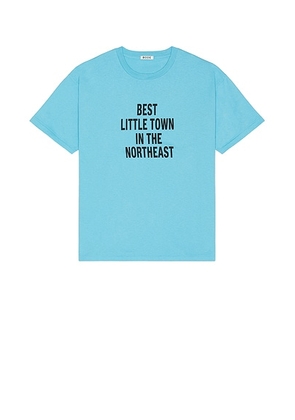 BODE Laketown Tee in Blue - Baby Blue. Size L (also in M, XL/1X, XXL/2X).