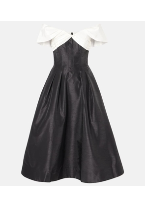 Rebecca Vallance Eliza off-shoulder midi dress