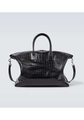 Saint Laurent Giant croc-effect leather tote bag