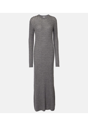 Toteme Cable-knit wool sweater dress