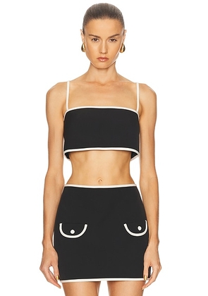 Alexis Simi Top in Black - Black. Size L (also in M, S, XS).