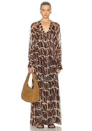 Alexis Mykael Dress in Sable - Brown. Size M (also in S, XS).