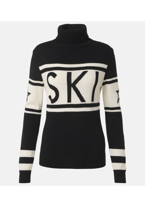 Perfect Moment Schild intarsia wool turtleneck sweater