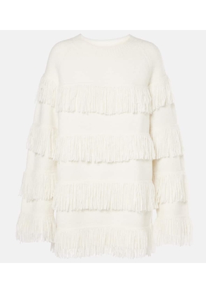 Lisa Yang Agneta fringed cashmere-blend sweater