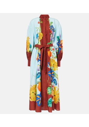 Alemais Dahlia cotton and silk shirt dress