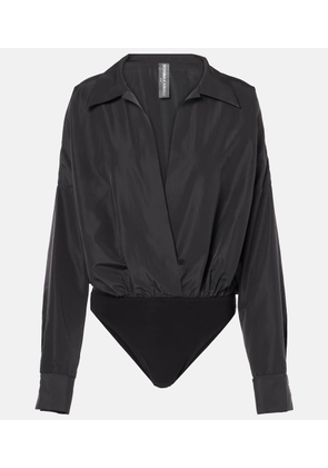 Norma Kamali Habotai bodysuit
