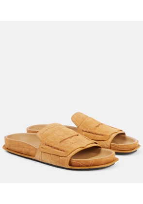 Jacquemus Mocassin suede slides