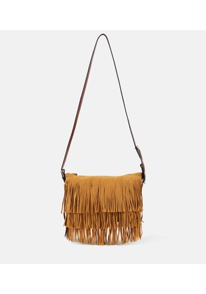 Isabel Marant Leyden Mini fringed suede shoulder bag