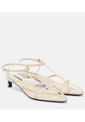 Jil Sander 35 leather sandals