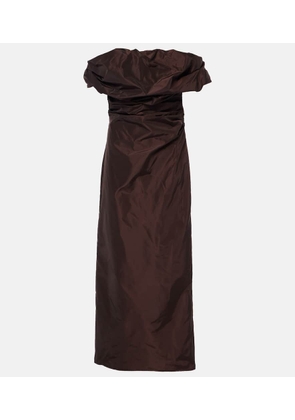 Staud Andrea off-shoulder maxi dress