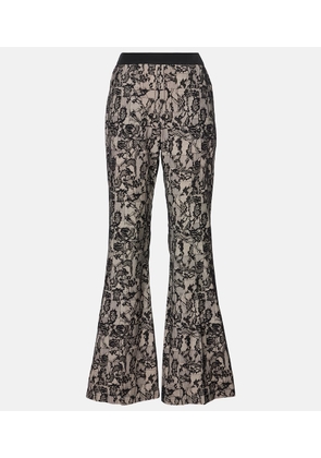 Joseph Tokyo patchwork lace flared pants