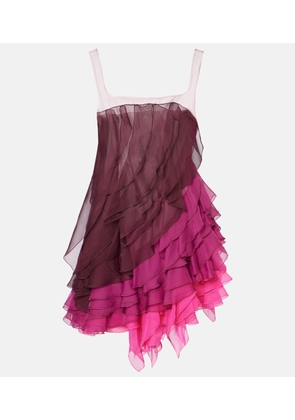 Nensi Dojaka Kiera ruffled tiered minidress