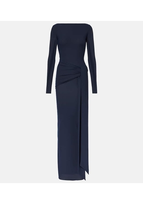 Alex Perry Semi-sheer gathered gown