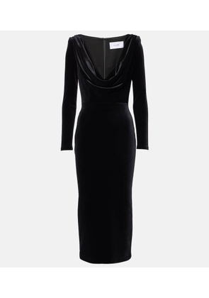 Alex Perry Velvet corset dress