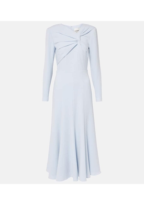 Roland Mouret Gathered cady midi dress