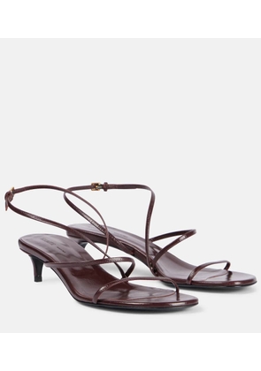 Khaite Loop 35 leather sandals