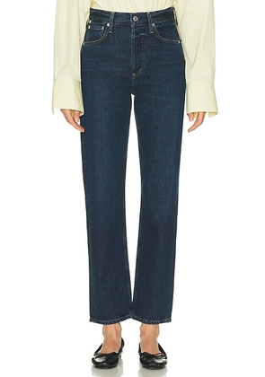 Citizens of Humanity Blaine Vintage Straight Jeans in Medina - Blue. Size 23 (also in 24, 25, 26, 27, 28, 29, 30, 31, 32).