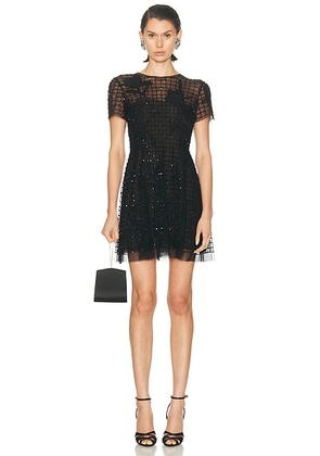 Carolina Herrera Mini Dress in Black - Black. Size 0 (also in ).