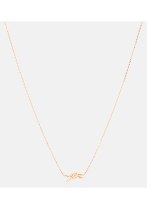 Bottega Veneta Knot 18kt gold-plated sterling silver necklace