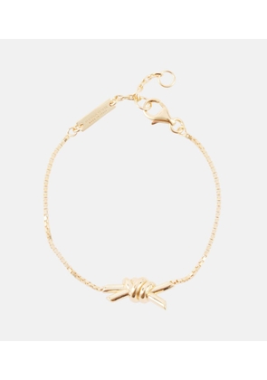 Bottega Veneta Knot gold-plated sterling silver bracelet