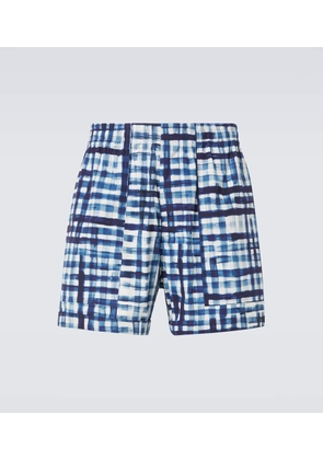 Bottega Veneta Gingham cotton Bermuda shorts